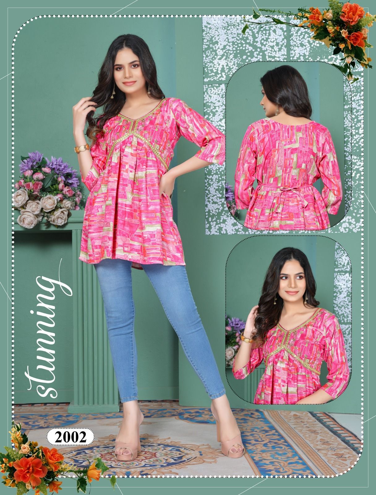 Beauty Flyzzy Heavy Bombay Rayon Western Ladies Top Wholesale Price In Surat
